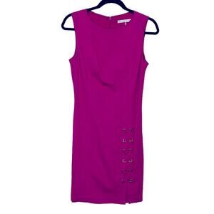 Trina Turk Magenta Sheath Sleeveless dress women’s size 2